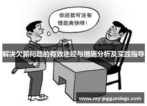 解决欠薪问题的有效途径与措施分析及实践指导